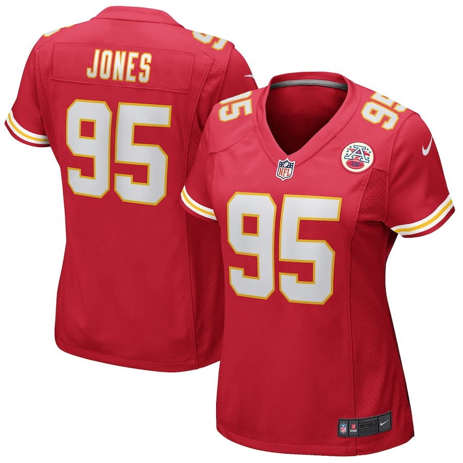 Women's Nike Chris Jones Red Kansas City Chiefs Game Jersey - ujerseystore