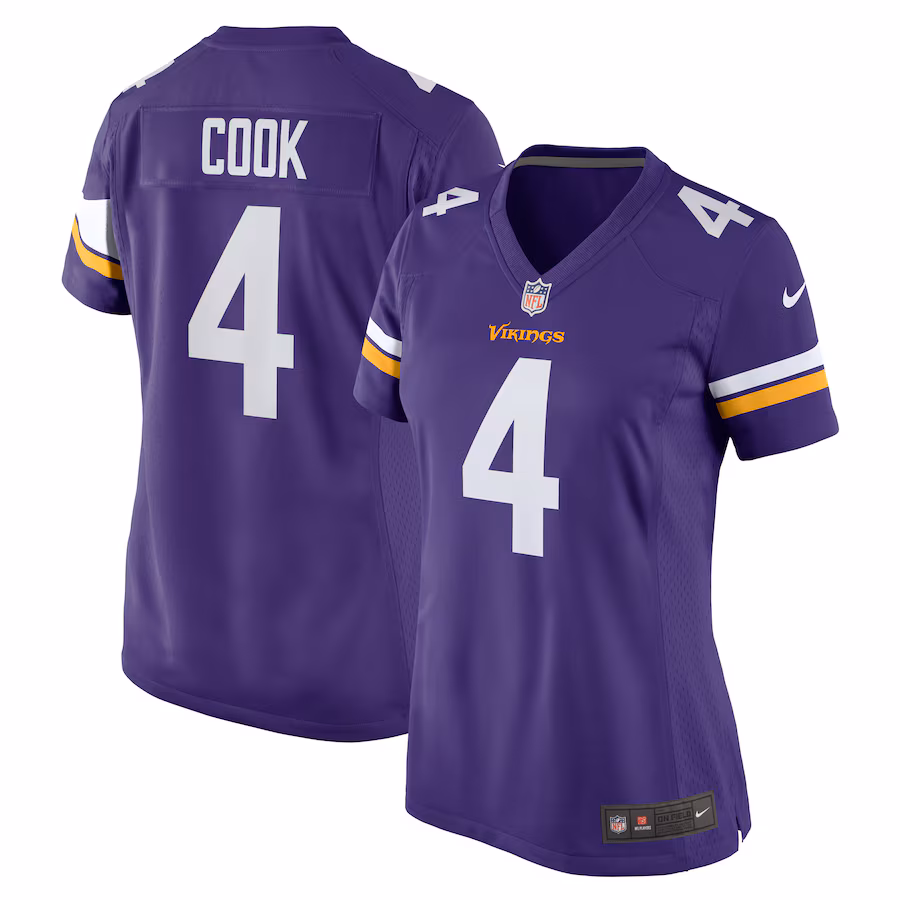 Women's Minnesota Vikings Dalvin Cook Nike Purple Player Jersey - ujerseystore