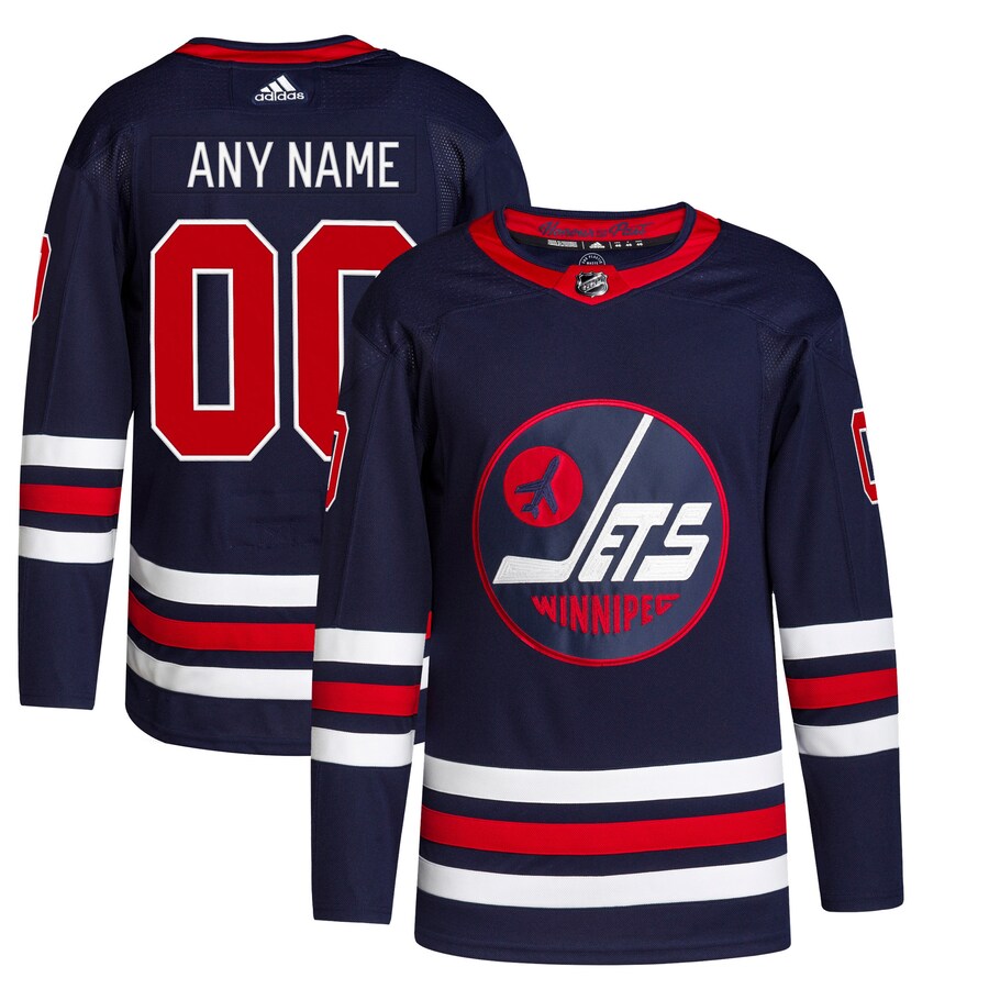 Men's Winnipeg Jets adidas 2021/22 Alternate Primegreen Authentic Pro Custom Jersey - ujerseystore