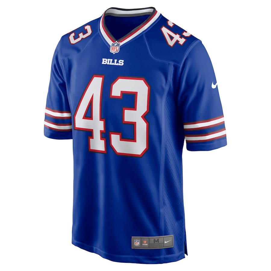 Men's Buffalo Bills Terrel Bernard Nike Royal Game Player Jersey - ujerseystore