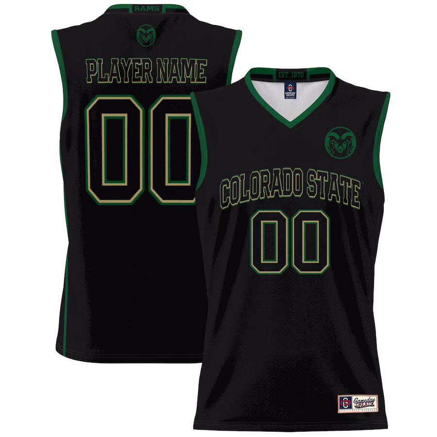 Colorado State Rams GameDay Greats Youth NIL Pick-A-Player Basketball Jersey - Black - ujerseystore