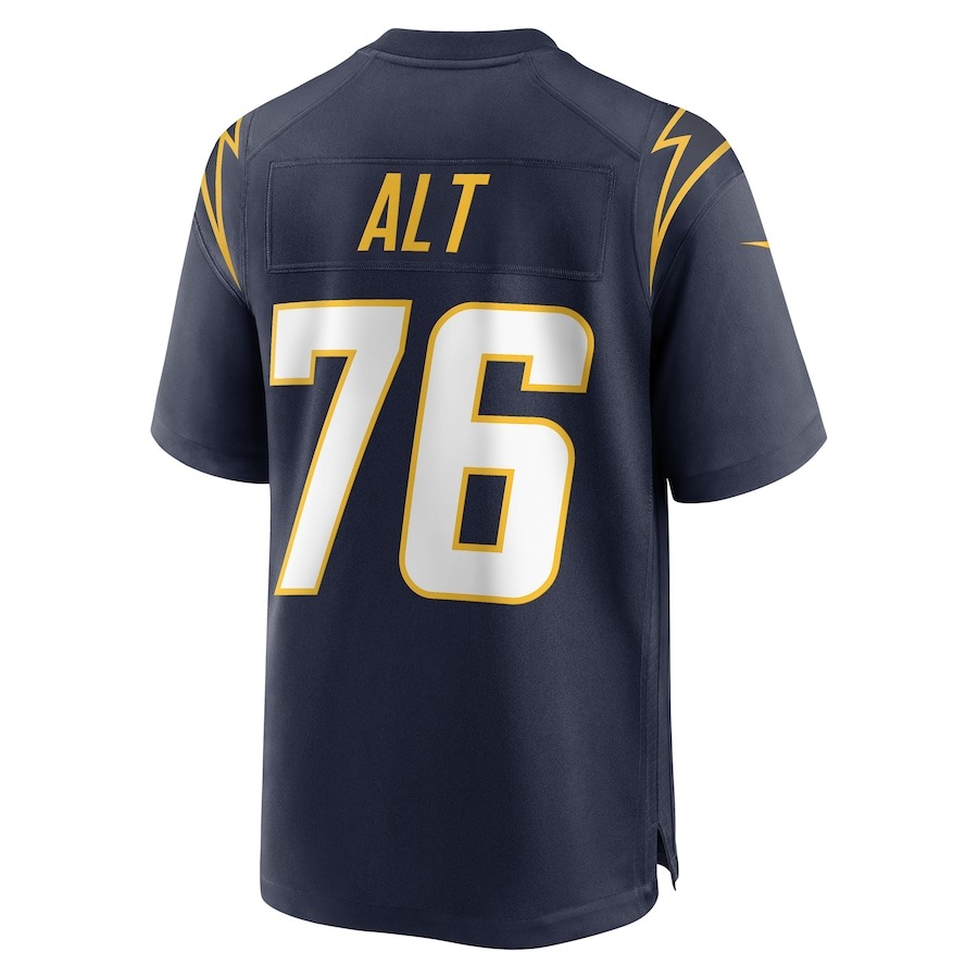 Men's Los Angeles Chargers Joe Alt Nike Navy 2024 NFL Draft First Round Pick Player Game Jersey - ujerseystore