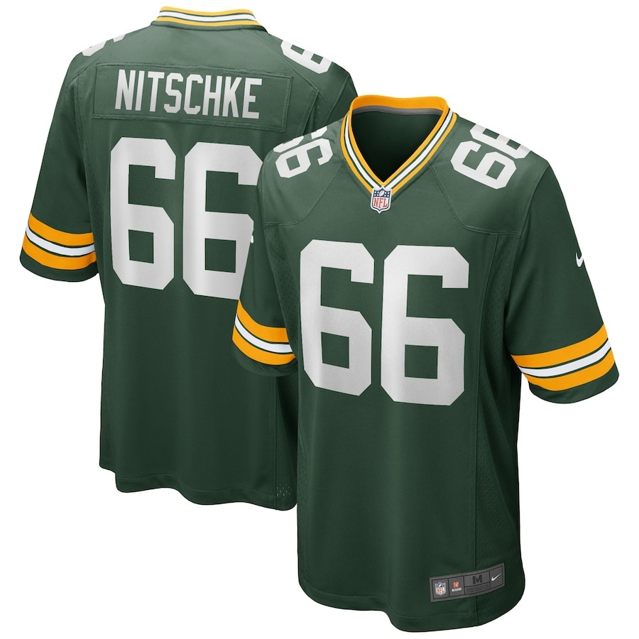 Men's Green Bay Packers Ray Nitschke Nike Green Game Retired Player Jersey - ujerseystore