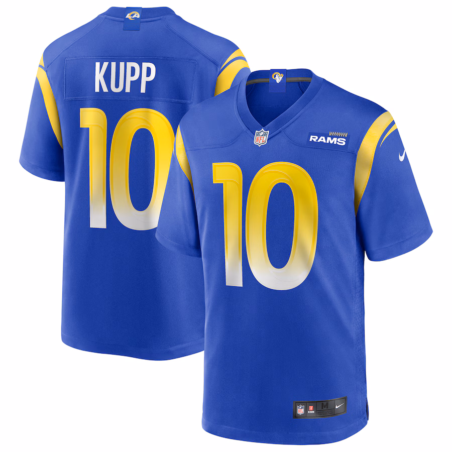 Men's Los Angeles Rams Cooper Kupp Nike Royal Game Player Jersey - ujerseystore