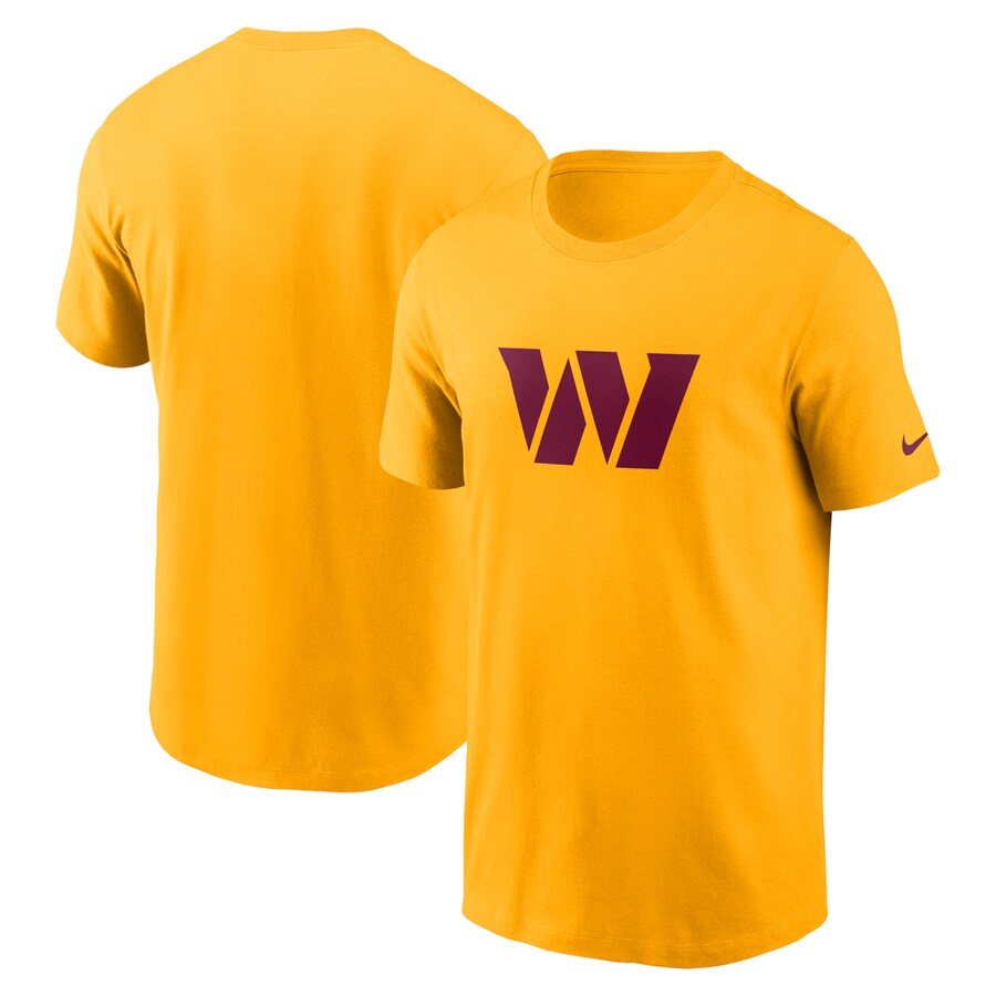 Men's Washington Commanders Nike Gold Primary Logo T-Shirt - ujerseystore