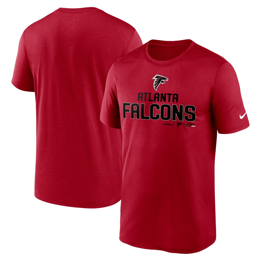 Men's Atlanta Falcons Nike Red Legend Community Performance T-Shirt - ujerseystore