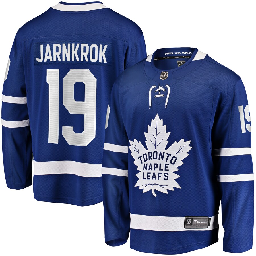Men's Toronto Maple Leafs Calle Jarnkrok Fanatics Branded Blue Home Breakaway Player Jersey - ujerseystore