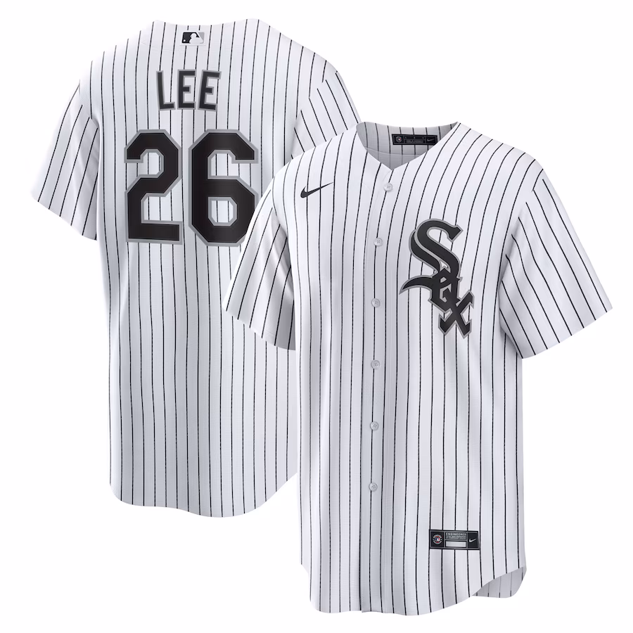 Men's Chicago White Sox Korey Lee Nike White Home Replica Jersey - ujerseystore