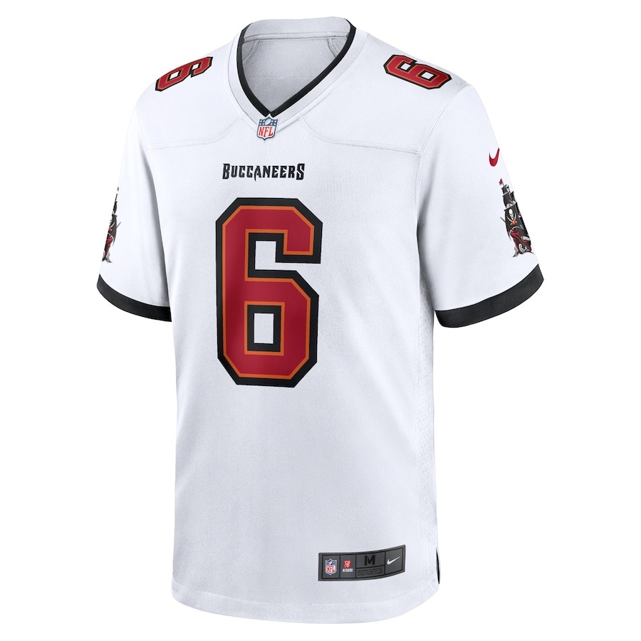 Men's Tampa Bay Buccaneers Baker Mayfield Nike White Away Game Jersey - ujerseystore
