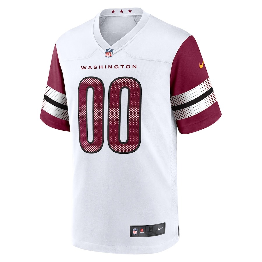 Men's Washington Commanders Nike White Game Custom Player Jersey - ujerseystore