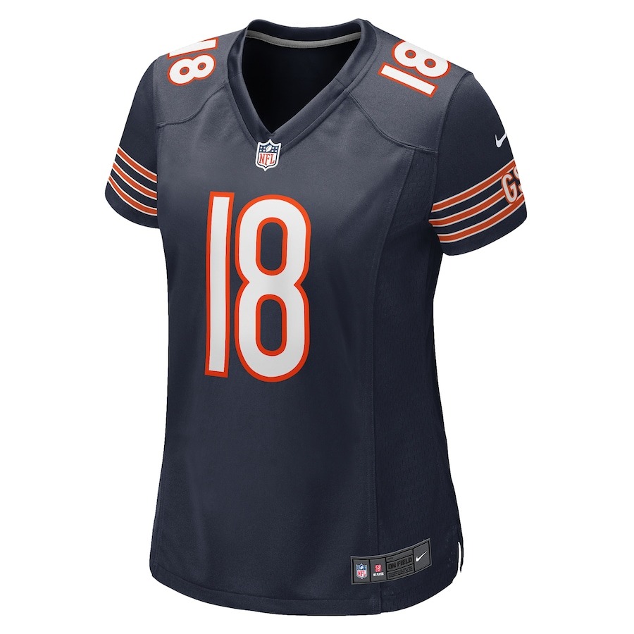 Women's Chicago Bears Caleb Williams Nike Navy 2024 NFL Draft First Round Pick Player Game Jersey - ujerseystore
