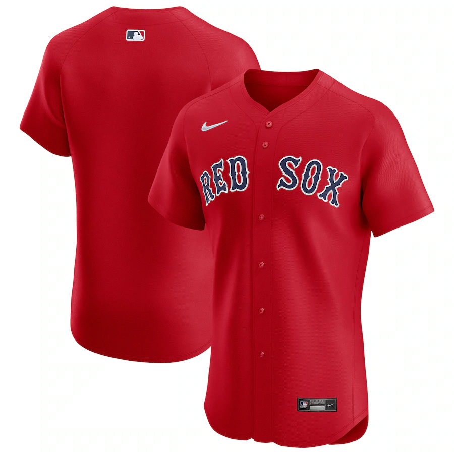 Men's Boston Red Sox Nike Red Alternate Elite Jersey - ujerseystore