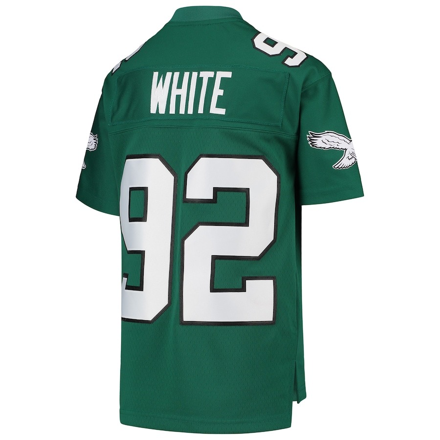 Youth Philadelphia Eagles Reggie White Mitchell & Ness Green 1990 Legacy Retired Player Jersey - ujerseystore