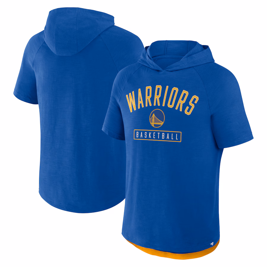 Men's Golden State Warriors Fanatics Deep Royal Pass Legend Hooded T-Shirt - ujerseystore