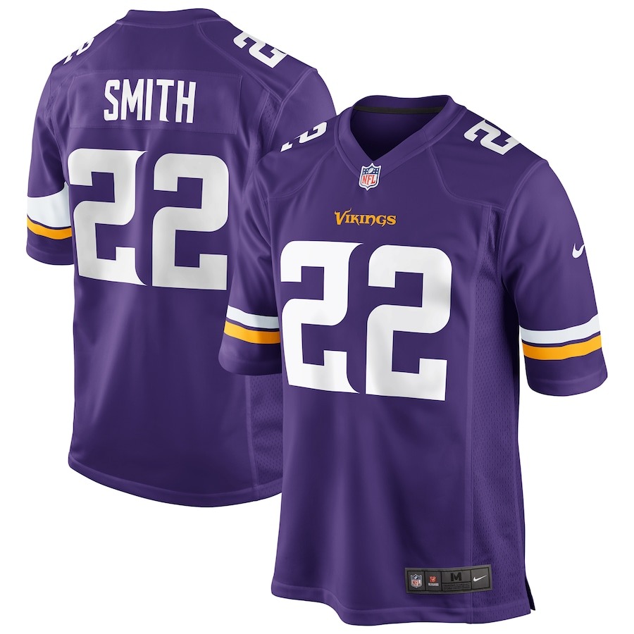 Men's Minnesota Vikings Harrison Smith Nike Purple Game Jersey - ujerseystore
