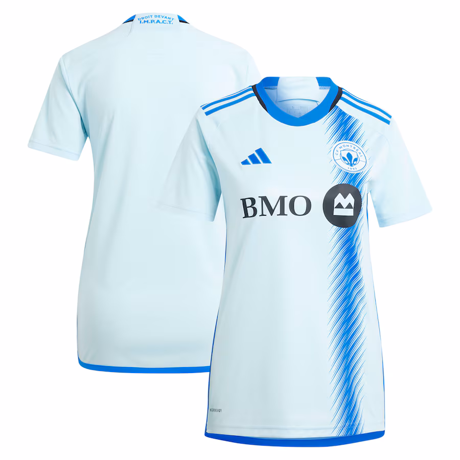 Women's CF Montreal  adidas Light Blue 2024 La Main Replica Jersey - ujerseystore