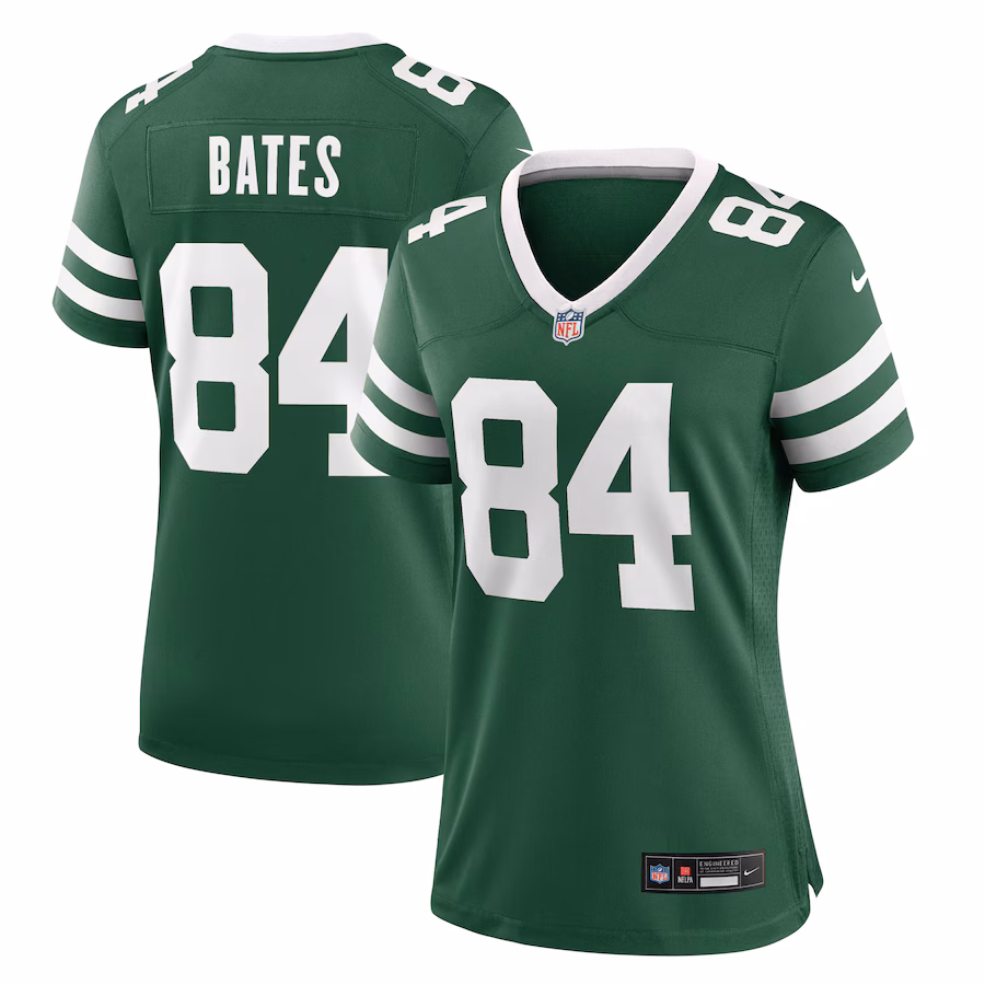 Women's New York Jets Brenden Bates Nike Legacy Green Team Game Jersey - ujerseystore