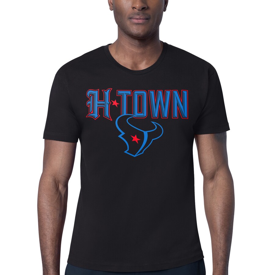 Men's Houston Texans Starter Black H-Town Graphic T-Shirt - ujerseystore