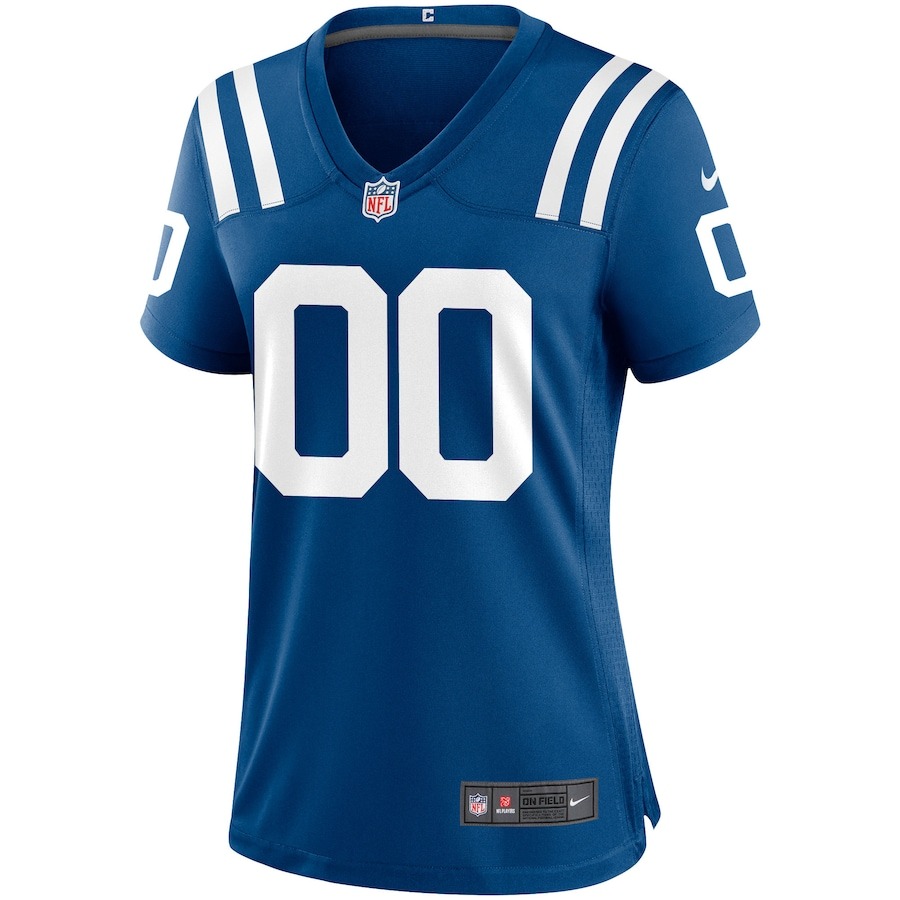 Women's Nike Indianapolis Colts Royal Custom Game Jersey - ujerseystore