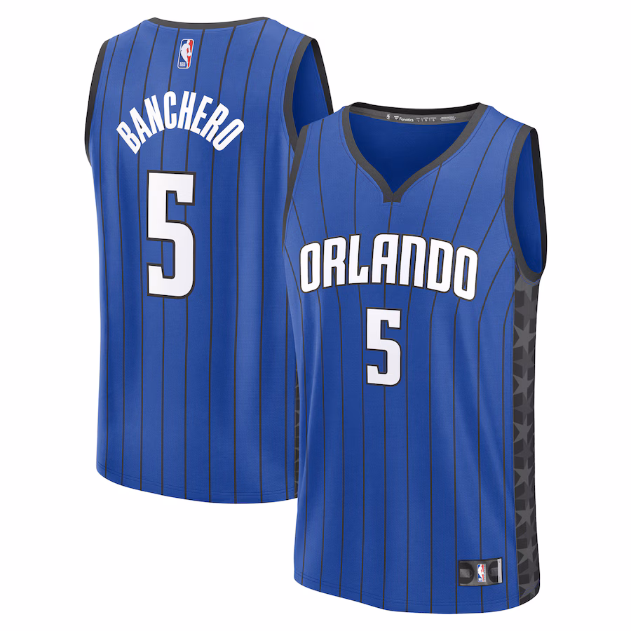Men's Orlando Magic Paolo Banchero Fanatics Blue Fast Break Replica Player Jersey - Statement Edition - ujerseystore