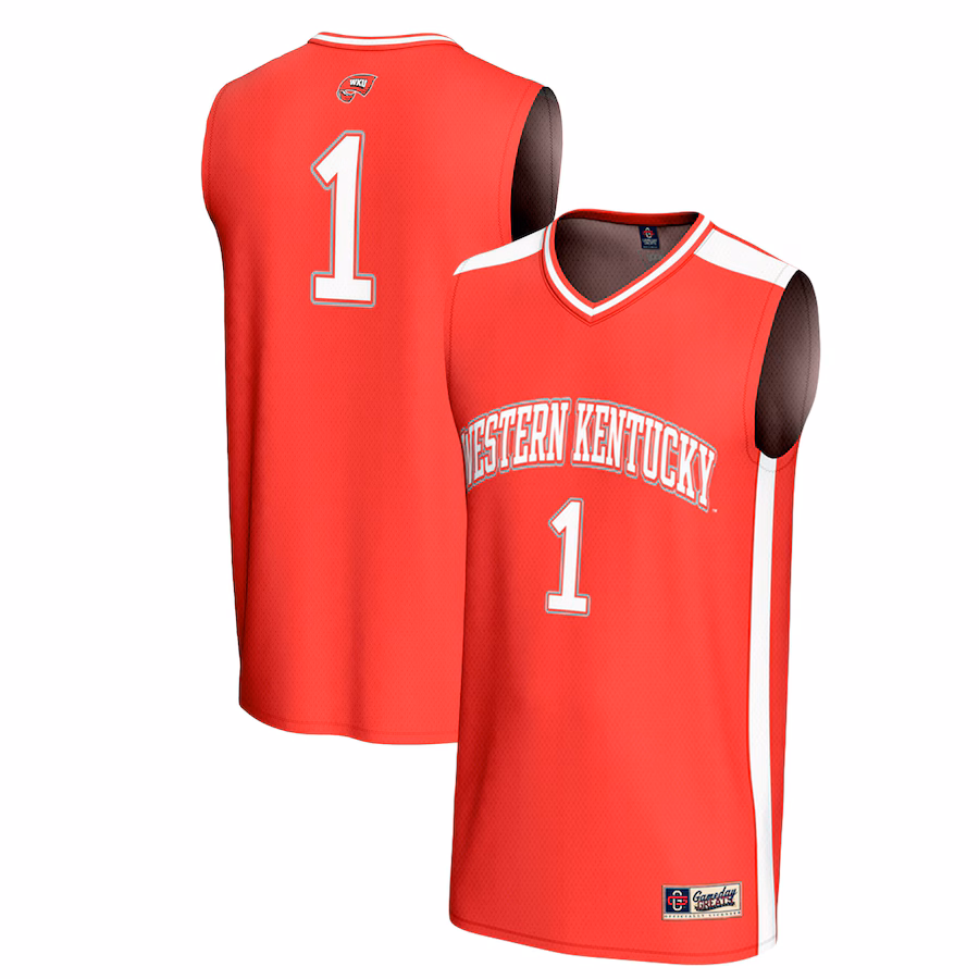 Unisex GameDay Greats #1 Red Western Kentucky Hilltoppers Lightweight Collegiate Basketball Fashion Jersey - ujerseystore