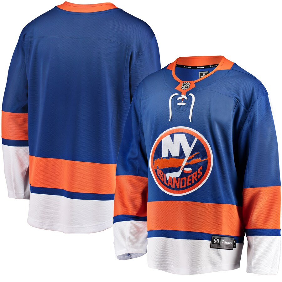 Men's New York Islanders Fanatics Branded Blue Breakaway Home Jersey - ujerseystore