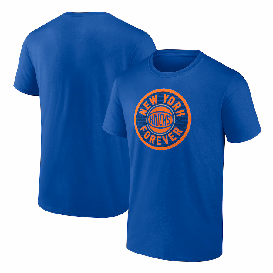Men's New York Knicks Blue Tip-Off T-Shirt - ujerseystore