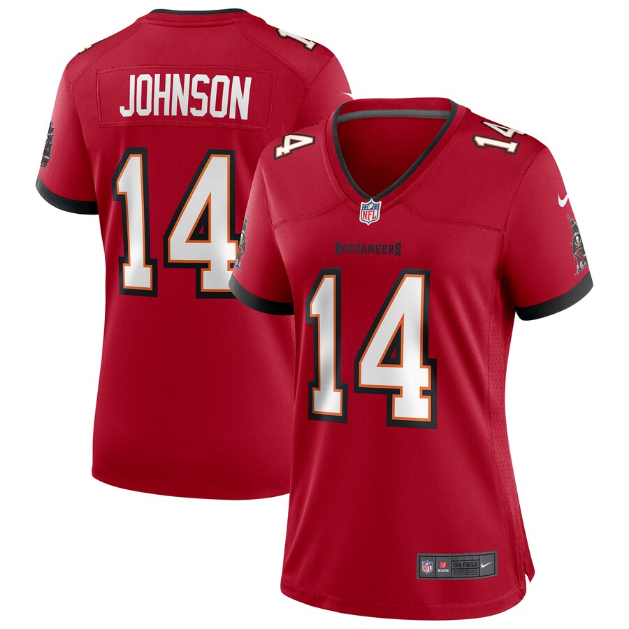 Women's Tampa Bay Buccaneers Brad Johnson Nike Red Game Retired Player Jersey - ujerseystore