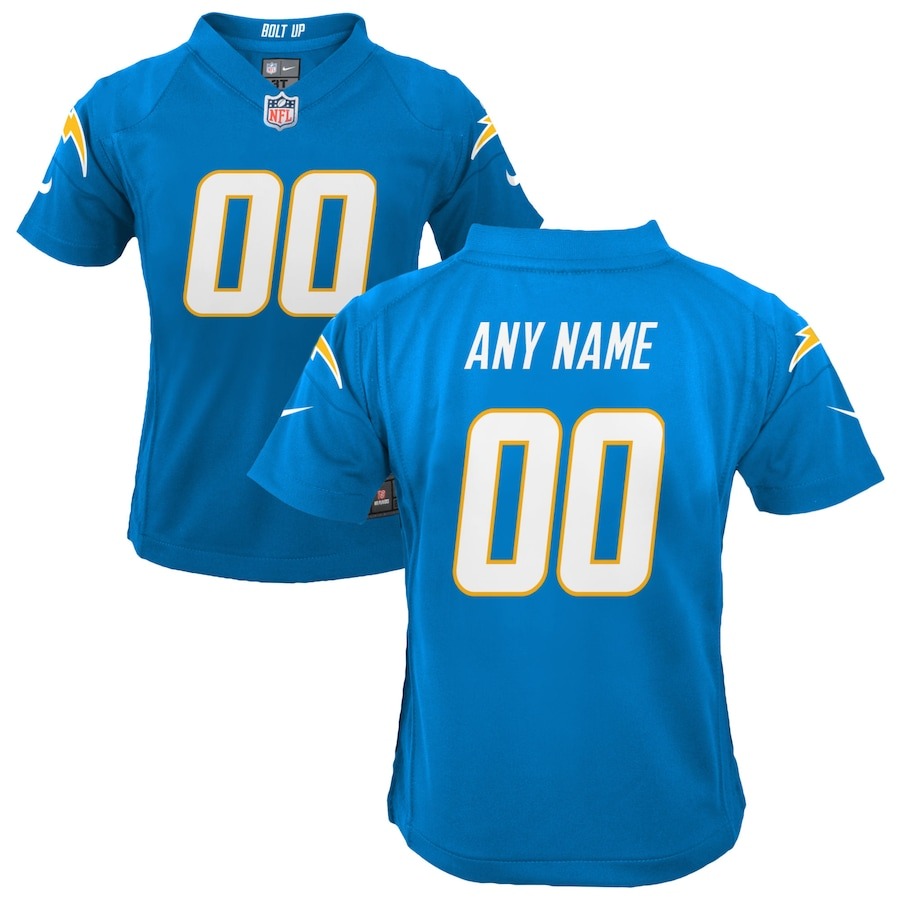 Youth Los Angeles Chargers Nike Powder Blue Custom Game Jersey - ujerseystore