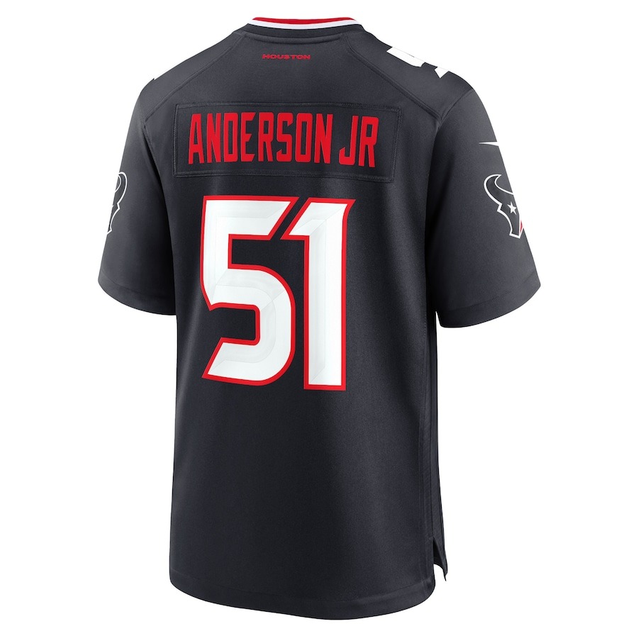 Men's Houston Texans Will Anderson Jr. Nike Navy Game Jersey - ujerseystore