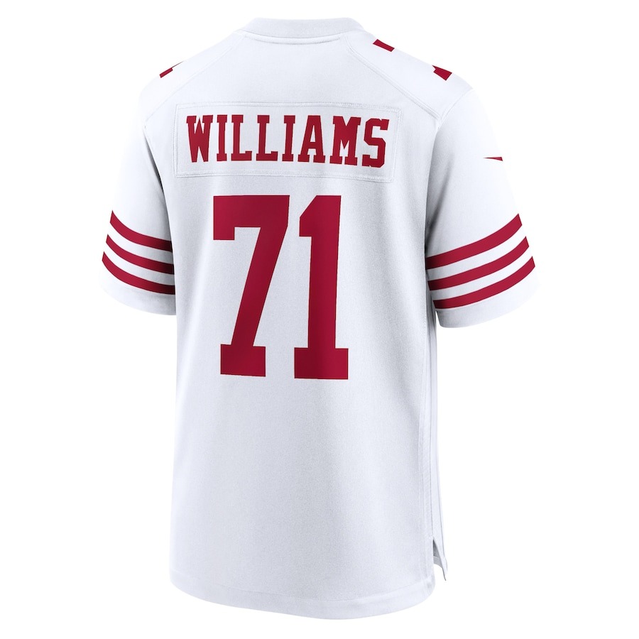 Men's San Francisco 49ers Trent Williams Nike White Player Game Jersey - ujerseystore