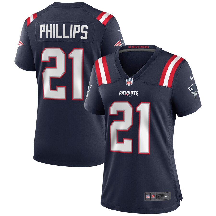 Women's New England Patriots Adrian Phillips Nike Navy Game Jersey - ujerseystore