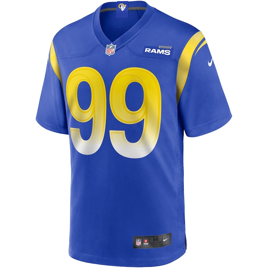 Men's Los Angeles Rams Aaron Donald Nike Royal Game Player Jersey - ujerseystore