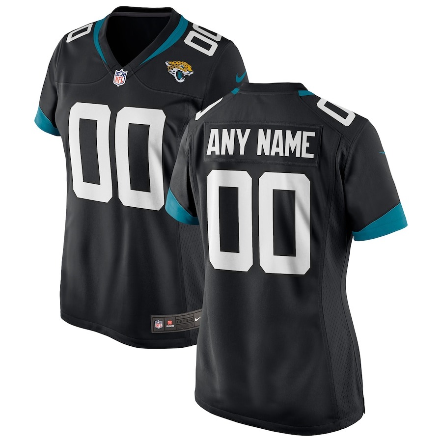 Women's Nike Black Jacksonville Jaguars Custom Jersey - ujerseystore