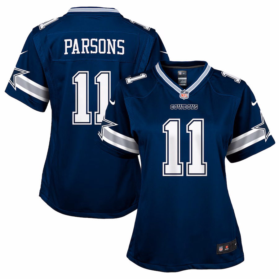 Girls Youth Dallas Cowboys Micah Parsons Nike Navy Game Jersey - ujerseystore