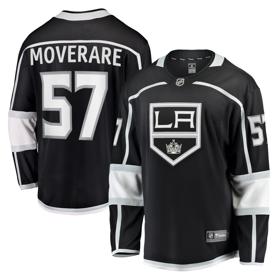 Men's Los Angeles Kings Jacob Moverare Fanatics Branded Black Home Breakaway Player Jersey - ujerseystore