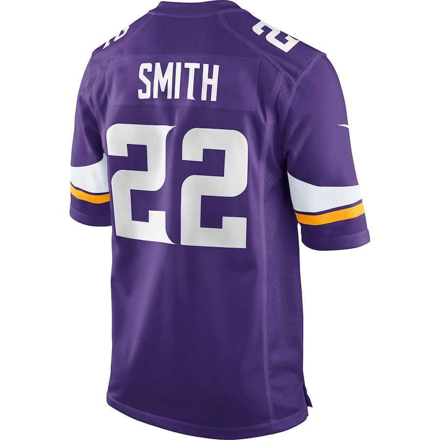 Men's Minnesota Vikings Harrison Smith Nike Purple Game Jersey - ujerseystore