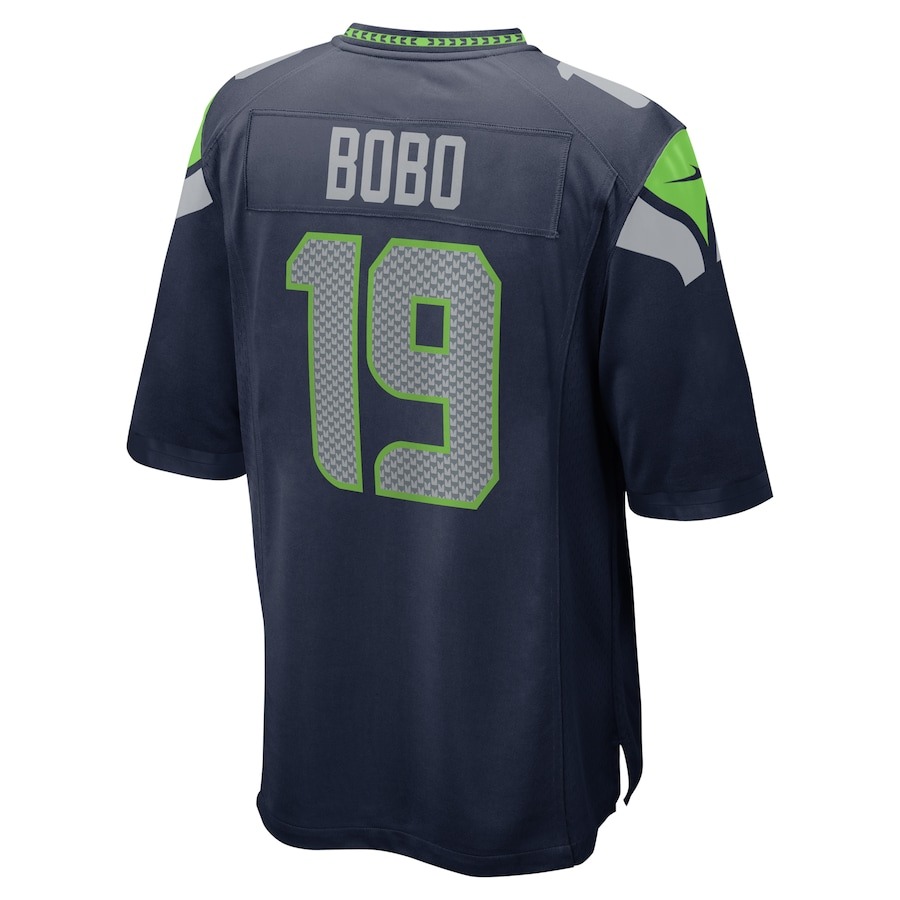 Men's Seattle Seahawks Jake Bobo Nike College Navy  Game Jersey - ujerseystore