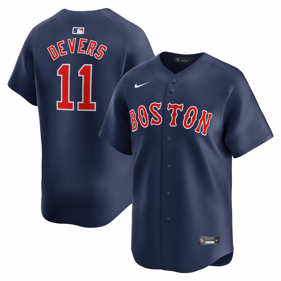 Men's Boston Red Sox Rafael Devers Nike Navy Alternate Limited Player Jersey - ujerseystore
