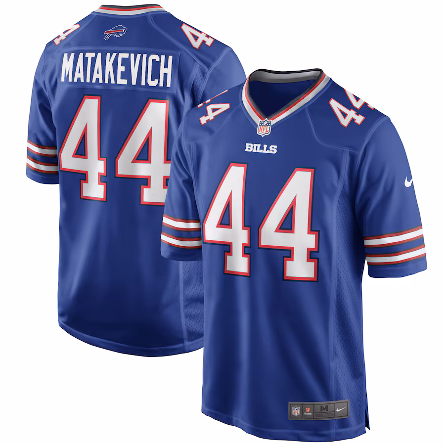Men's Buffalo Bills Tyler Matakevich Nike Royal Game Player Jersey - ujerseystore