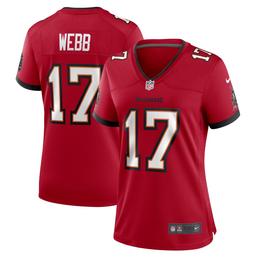 Women's Tampa Bay Buccaneers Raleigh Webb Nike  Red  Game Jersey - ujerseystore