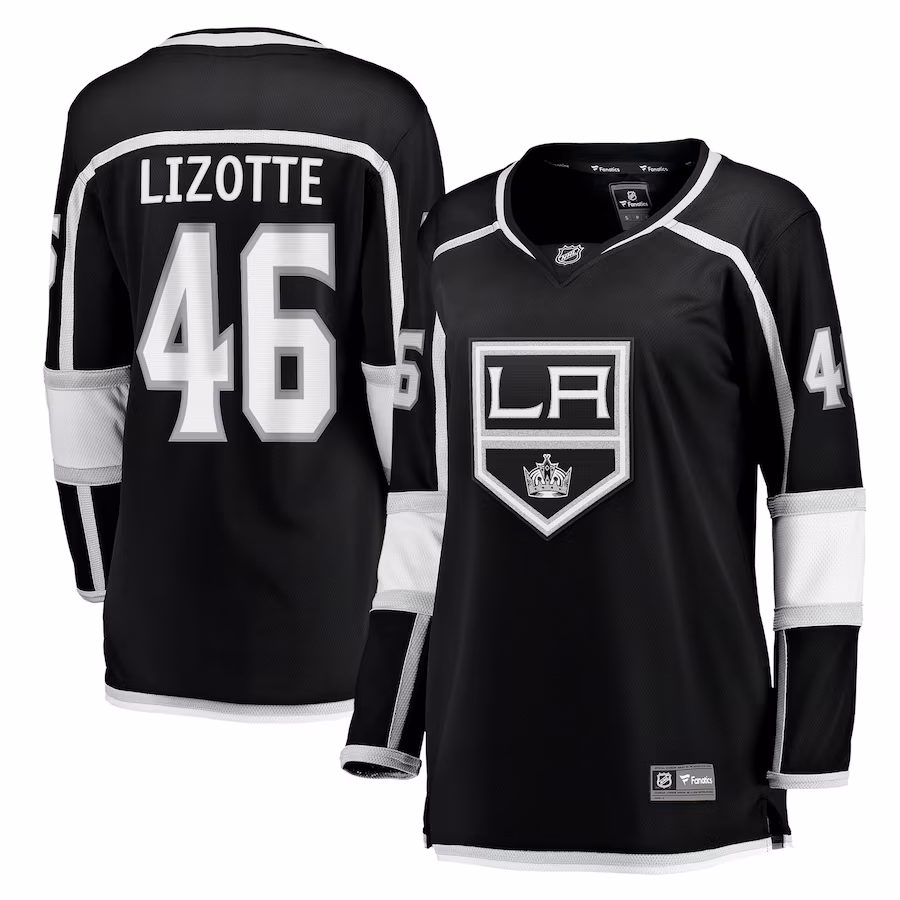 Women's Los Angeles Kings Blake Lizotte Fanatics Black Home Breakaway Player Jersey - ujerseystore