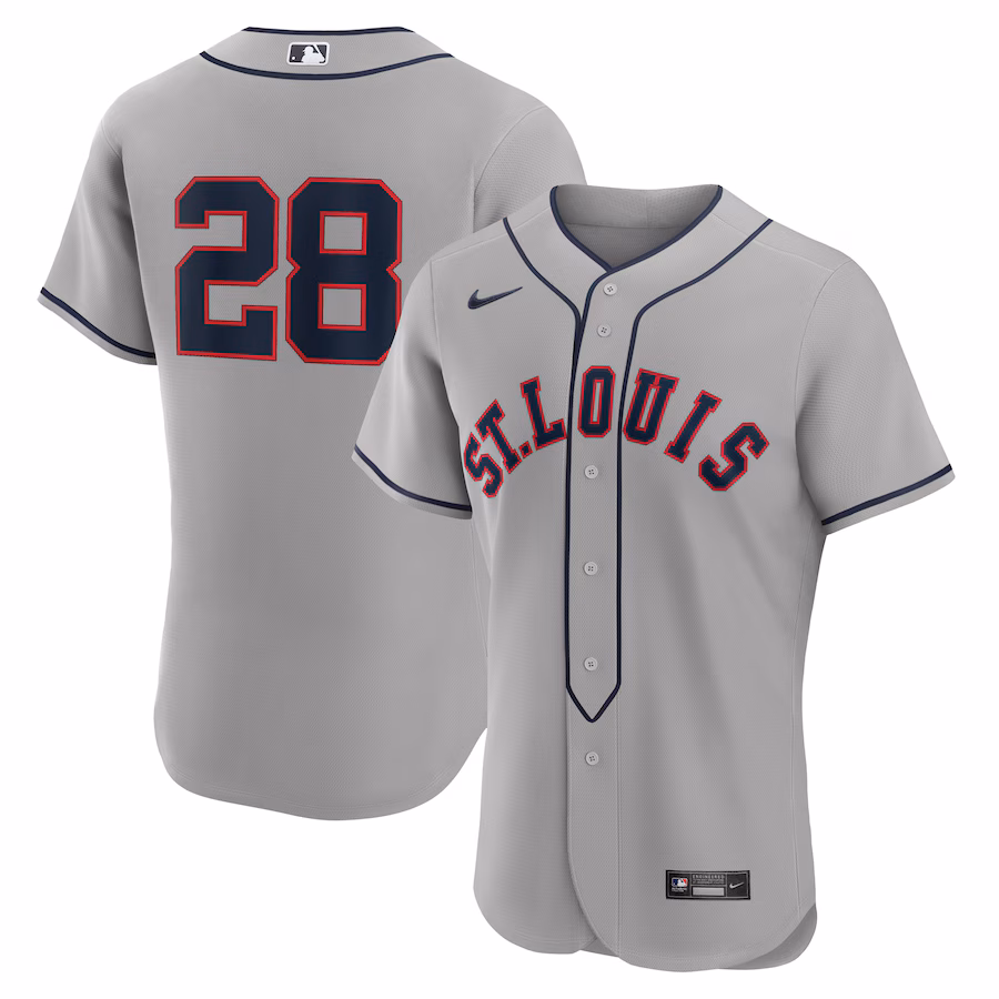 Men's St. Louis Cardinals Nolan Arenado Nike Gray 2024 Rickwood Classic Authentic Player Jersey - ujerseystore