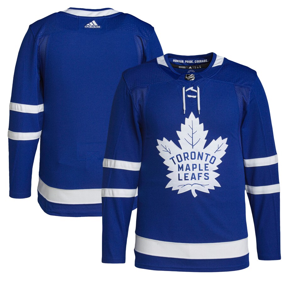 Men's Toronto Maple Leafs adidas Royal Home Primegreen Authentic Pro Jersey - ujerseystore