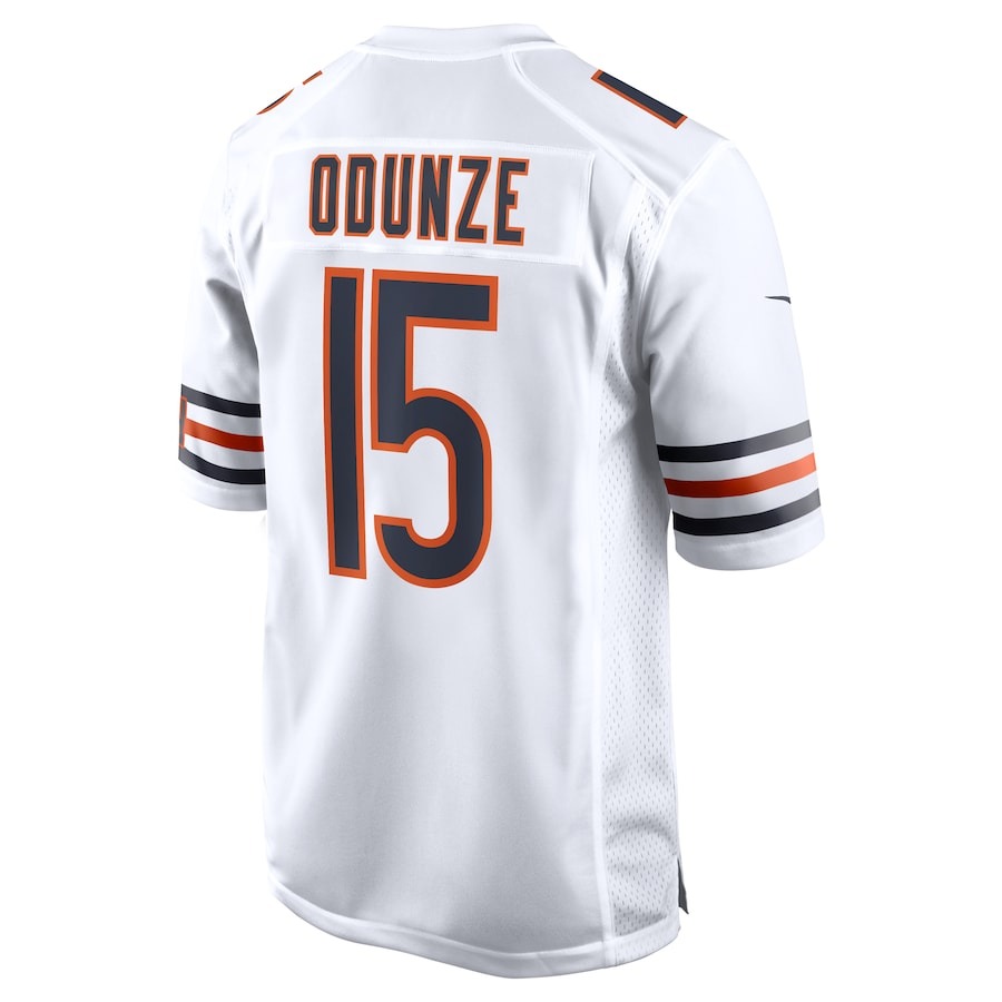 Men's Chicago Bears Rome Odunze Nike  White Game Jersey - ujerseystore