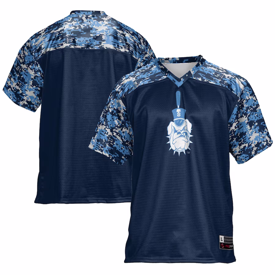 Citadel Bulldogs GameDay Greats Football Jersey - Navy - ujerseystore