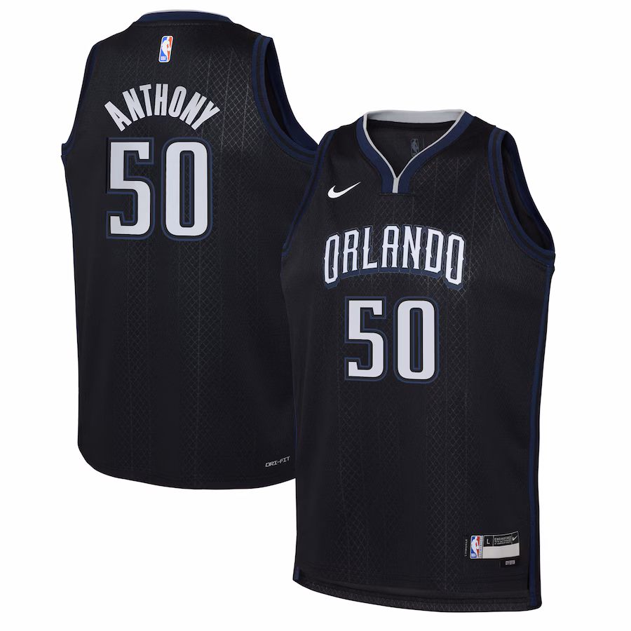 Youth Orlando Magic Cole Anthony Nike Black 2022/23 Swingman Jersey - City Edition - ujerseystore