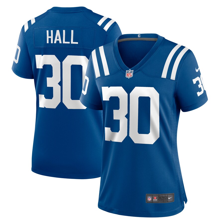 Women's Indianapolis Colts Darren Hall Nike  Royal Team Game Jersey - ujerseystore