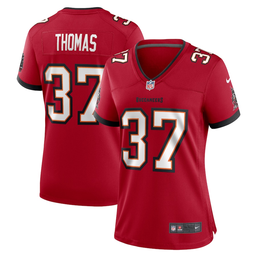 Women's Tampa Bay Buccaneers Tavierre Thomas Nike  Red  Game Jersey - ujerseystore