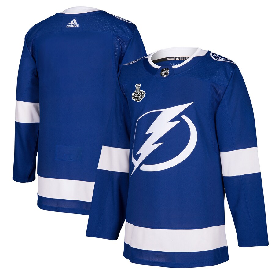 Men's Tampa Bay Lightning adidas Blue 2021 Stanley Cup Final Bound Authentic Patch Jersey - ujerseystore